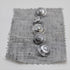 Button - Silver ‘Spin Me Round’ – 15mm